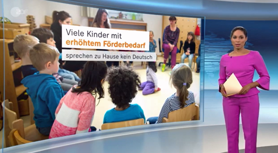 Screenshot der heute Nachrichtensendung des ZDF am 3. Juli